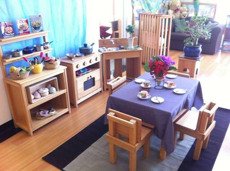 Home Corner Ideas, Home Corner Ideas Early Years, Kitchen Corner Ideas, Role Play Areas, Eyfs Classroom, Play Corner, Home Corner, Reggio Classroom, Preschool Rooms