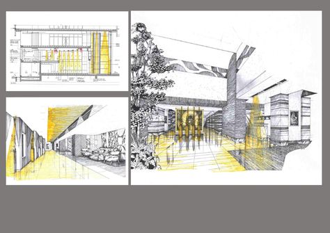 Lighting Sketch, Lighting Plans, Interior Architecture Sketch, Lighting Diagram, Interior Sketches, Presentation Techniques, Lighting Installation, Conceptual Drawing, Interior Design Plan