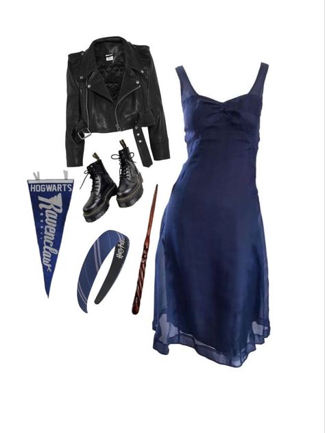 Ravenclaw Inspired Outfits, Ravenclaw Costume, Ravenclaw Uniform, Harry Potter Outfit, Quidditch Game, Ravenclaw Outfit, Ravenclaw Quidditch, Hogwarts Uniform, Game Cute