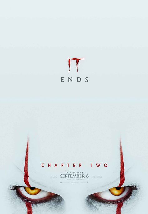 IT CHAPTER TWO (2019) It Chapter Two, Horror Book, Dvd Covers, 1 Logo, 2 Movie, Cinematography, Movies To Watch, Collage, Feelings