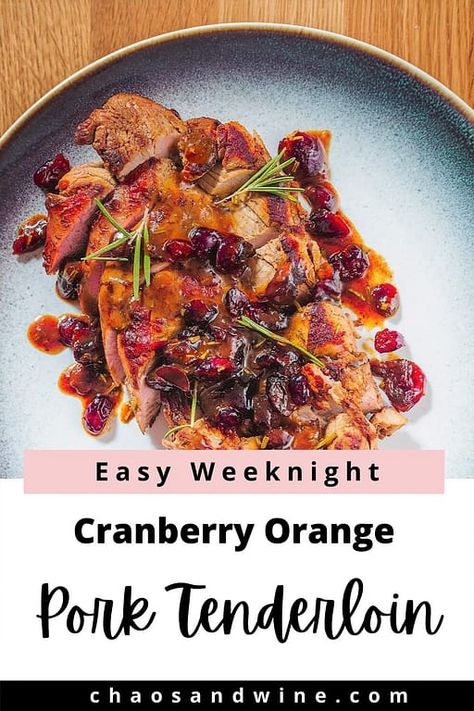 Pork Cranberry Recipes, Cranberry Dijon Pork Tenderloin With Apple Cider Glaze, Orange Pork Recipes, Pork Tenderloin Recipes Cranberry, Orange Cranberry Pork Tenderloin, Pork Loin Cranberry Recipes, Pork Tenderloin With Cranberries, Cranberry Orange Pork Loin, Pork Tenderloin Thanksgiving