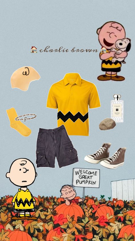 peanuts, duo costume, halloween, party outfit. 🏠 Charlie Brown Outfit, Charlie Brown Halloween Costumes, Charlie Brown Costume, Halloween Party Outfit, Charlie Brown Halloween, Duo Costumes, Brown Outfit, Costume Halloween, Charlie Brown