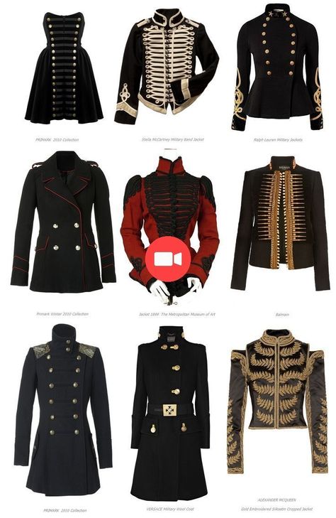 831c2f88a604a07ca94314b56a4921b8desc21283406ri Black Military Jacket, Military Jackets, Fall Fashion Coats, Unique Jackets, Fashion Themes, فستان سهرة, Vintage Fall, Fall Coat, Vintage Stuff