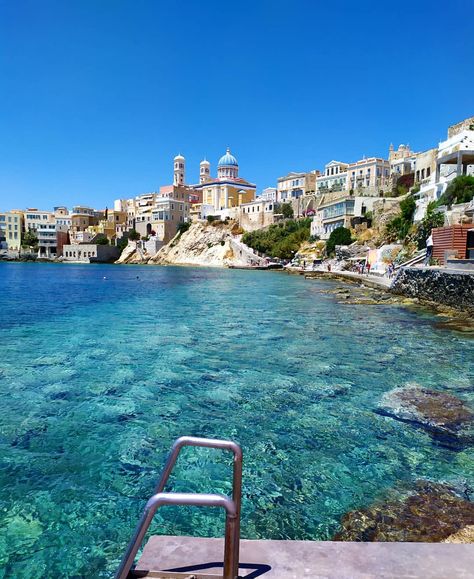 V I L L A G A I A SYROS στο Instagram: "💙💙💙💦 #greece #explore #syros #cyclades" Syros Greece, Greek Island Hopping, Euro Summer, Europe Summer, Island Hopping, Greek Island, Greece Travel, Dream Vacations, Beautiful Pictures