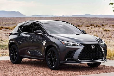 The second generation of the Lexus NX SUV is all-new for the 2022 model year, with a new exterior, interior, powertrain options, and tech. The... Toyota Suvs, Dream Cars Lexus, Lexus Suv, Toyota Suv, Best Suv, Suv Models, Mom Car, Bugatti Cars, K Wallpaper