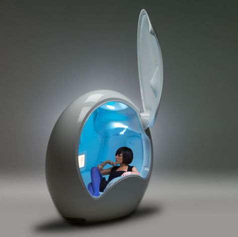 The Ovei Pod, A Personal High-tech Cocoon Gaming Pod, Gadgets Techniques, Gadget Tecnologici, Design Engineering, Tv Screen, Tech Toys, Future Tech, Gadgets And Gizmos, Futuristic Technology