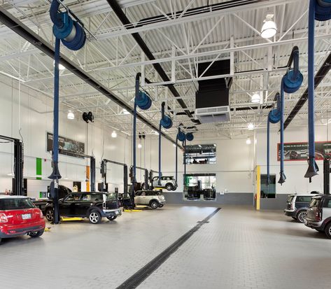 BMW Mini | RAW Design | Archinect Audi Design, Auto Service Center, Car Repair Shop, Raw Design, Permeable Paving, Truck Business, Glass Pavilion, Automotive Shops, Cars Ideas