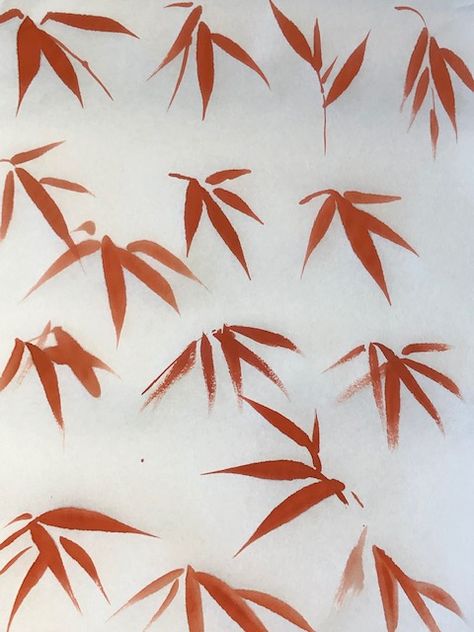 Red Bamboo says “boo” – followmybrushmarks Sushi Ceramics, Bamboo Art Painting, Bathroom Concepts, Chinese Watercolor, Red Bamboo, Sumi E Painting, Japan Painting, Japanese Watercolor, Practice Drawing