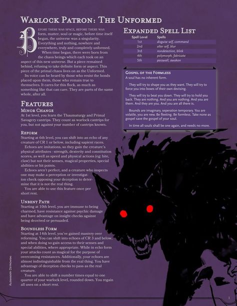 Warlock Patron, Dnd Warlock, Dnd Subclasses, Homebrew Classes, Warlock Dnd, Dungeons And Dragons Races, Dnd Druid, Dnd Stats, Dnd Homebrew