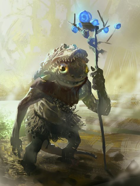 Mike Azevedo. Bullywug, siv, boggard or some other frog man ... Kuo Toa, Frog Warrior, Frog Man, Dungeons And Dragons Characters, Dnd Art, Fantasy Monster, Creature Concept Art, Fantasy Concept Art, Creature Concept