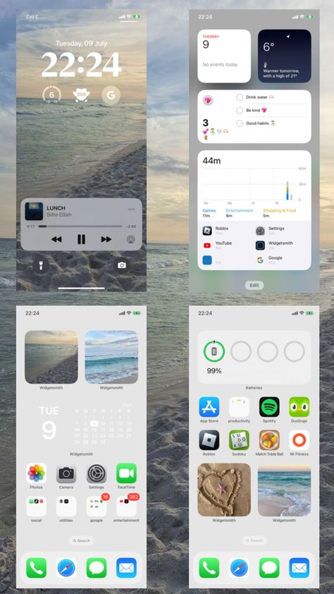 Iphone 11 Aesthetic Home Screen, Home Screen Samsung, Samsung Home Screen Ideas Aesthetic, Phone Gallery Organization, Iphone 11 Home Screen, Gallery Organization Phone, Organize Phone Apps Android, Phone Organization Home Screen, Organized Phone Screen Aesthetic