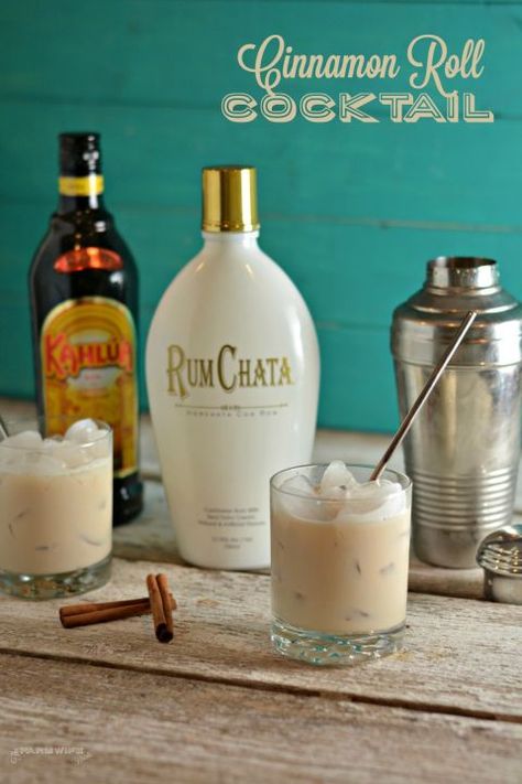 It takes just two ingredients — RumChata and Kahlua — to create your new holiday favorite. Get the recipe at The Farm Wife Drinks. Boozy Floats, Rumchata Drinks, Mom Juice, 2023 Thanksgiving, Rum Chata, Best Christmas Cocktails, Holiday Drinks Alcohol, Mommy Juice, After Dinner Drinks