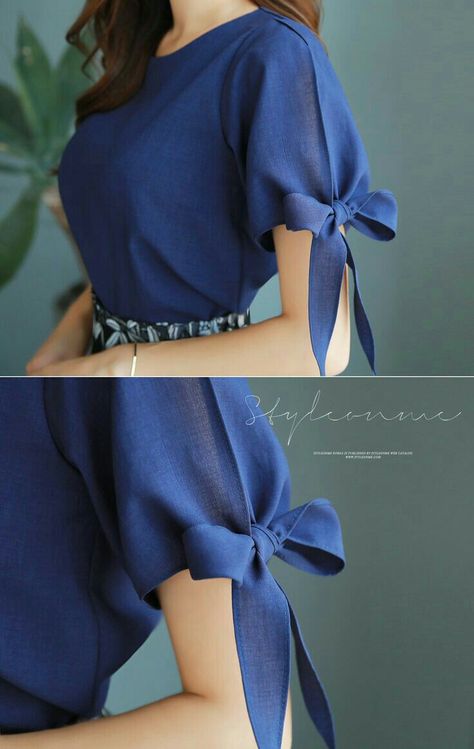 ✹ Áo Blu, Sewing Sleeves, Kurti Sleeves Design, Sleeves Designs For Dresses, Trendy Blouses, Trendy Blouse Designs, Fancy Blouses, Fancy Blouse Designs, Blouse Diy