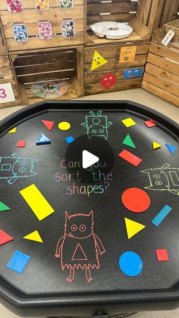 Miss LVT on Instagram: "Shape sorting Colour Monster style 🌈  #EYFS #EYFSTeacher #Reception #ReceptionTeacher #ShapeSpaceAndMeasure #ReceptionMaths #TuffyTuesdays #TuffTrayIdeas #AllAboutEarlyYears #MagicOfProvision #EarlyYearsPlayShare" Monster Tuff Tray Ideas, Reception Continuous Provision, Colour Monster Activities Eyfs, Gruffalo Activities Eyfs, The Colour Monster Activities, Monster Math Activities, Kindergarten Sorting Activities, Gruffalo Activities, Reception Maths