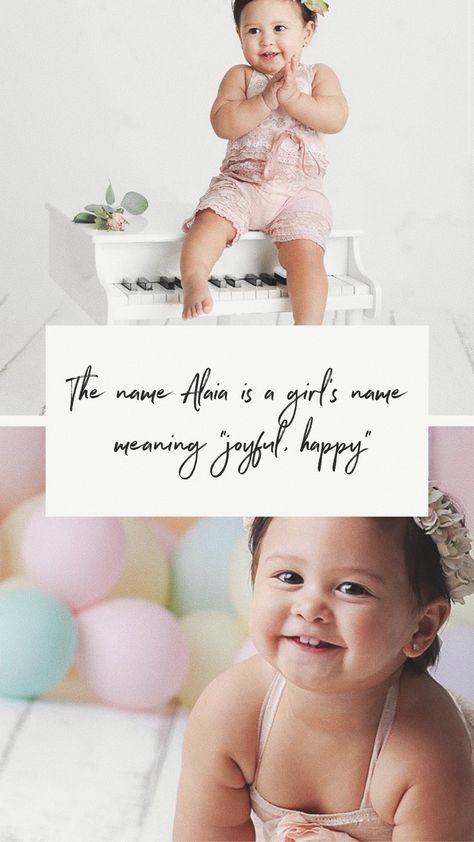 Alaia Name Meaning, Alaia Name, Ace Family, Name Meaning, Names With Meaning, Girl Names, Baby Names, Baby Face