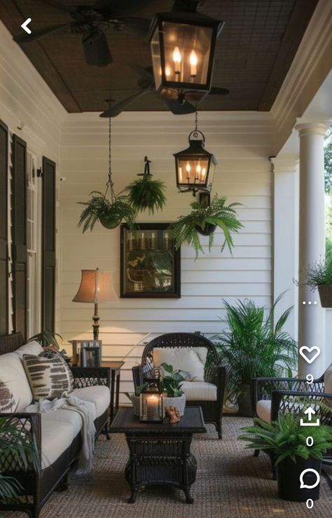 Porch Furniture Layout, Design Per Patio, Backyard Deck Ideas, Creative Backyard, Porch Life, Porch Sitting, Porch Remodel, Porch And Patio, Front Porch Design