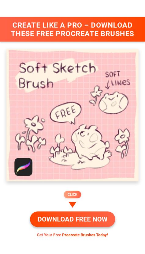 Free Procreate sketch & draw brushes! Get pro-level art tools. Download now. Procreate Brushes For Sketching, Free Procreate Brushes, Free Procreate, Procreate Brushes Free, Sketching Drawing, Drawing Sketching, Free Brush, Ipad Art, Art Download