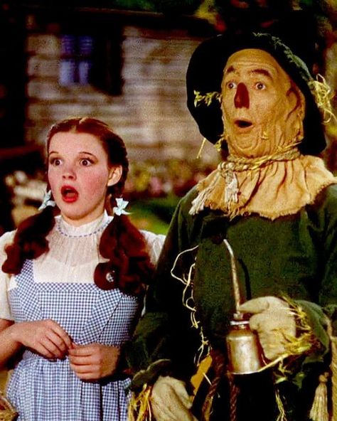 Judy Garland on Instagram: "My Dorothy & Scarecrow👠 #judygarland #judy #raybolger #scarecrow #dorothy #dorothygale #wizardofoz #thewizardofoz" Scare Crow Wizard Of Oz, Dorothy And Scarecrow, Dorothy Scarecrow, Jack Haley, Ray Bolger, Wizard Of Oz Characters, Wizard Of Oz Movie, Scare Crow, Wizard Of Oz 1939