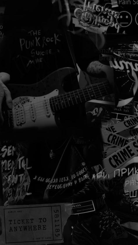 Aesthetic Punk Rock Wallpaper, Aesthetic Guitar Wallpaper, Wallpaper Guitar, Guitar Wallpaper, Aesthetic Guitar, Dark Black Wallpaper, Guitar Obsession, Guitar Photos, Aesthetic Wallpaper Iphone