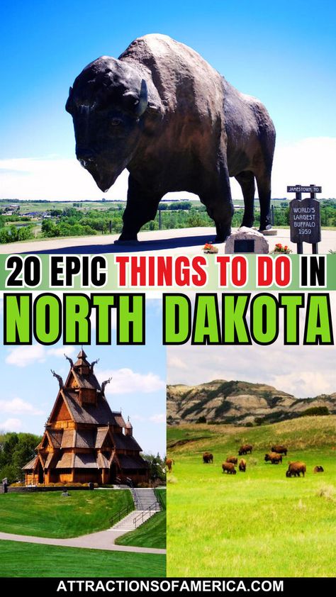 20 Epic Things To Do in North Dakota Medora North Dakota, North Dakota Travel, Bismarck North Dakota, Roosevelt National Park, South Dakota Travel, Alberta Travel, Theodore Roosevelt National Park, North By Northwest, Visit Usa