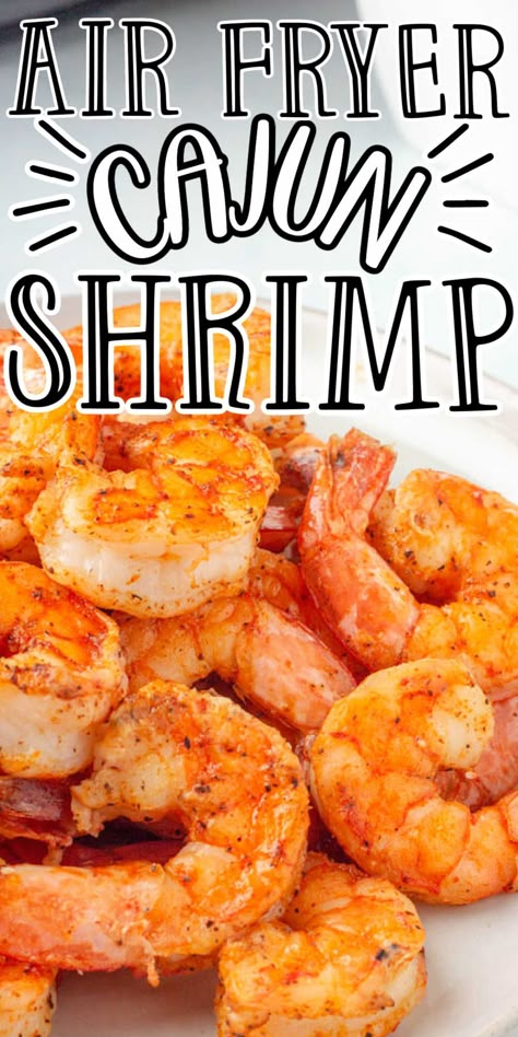 Air Fried Dinner, Air Fryer Cajun Shrimp, Cajun Seasonings, Air Fryer Shrimp, Cajun Shrimp Recipes, Homemade Cajun Seasoning, Air Fryer Fish, Air Fryer Oven Recipes, Air Fry Recipes