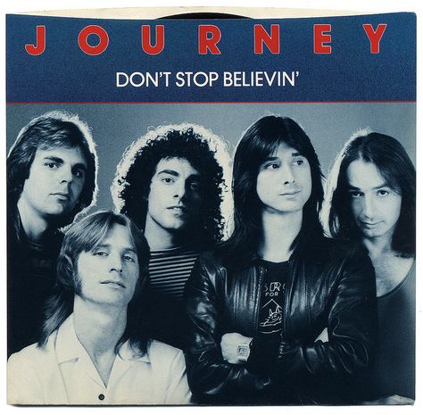 Journey: Don’t Stop Believin' 1981 Journey Albums, Eric Carmen, Journey Band, Journey Steve Perry, Drum Sheet Music, Dont Stop Believin, Dont Stop Believing, Music Background, Creedence Clearwater Revival