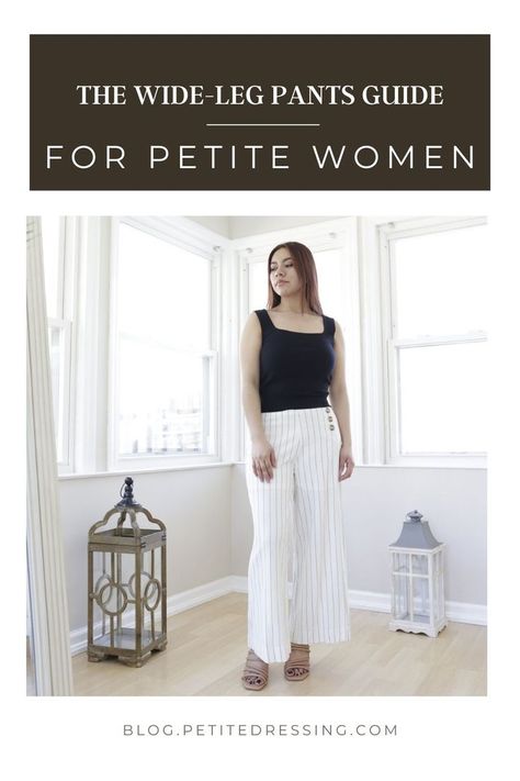 Ankle-Length Flared Leg Pants Pants Guide, Styling Wide Leg Pants, Style Wide Leg Pants, Styling Guide, Petite Section, High Waist Fashion, Flare Leg Pants, Fitted Top, Loose Blouse