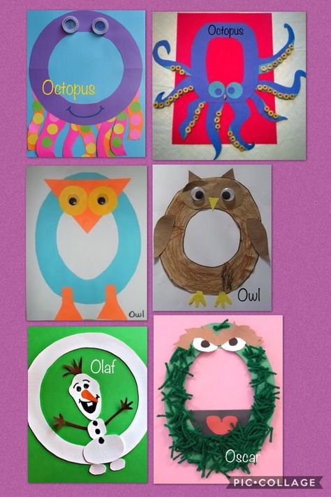 Letter Oo Crafts For Preschoolers, Letter O Projects For Preschool, The Letter O Preschool Crafts, O Crafts For Toddlers, Preschool Letter O Crafts, Preschool O Activities, O Crafts For Preschoolers, Letter O Art Preschool, Letter O Lesson Plans Preschool