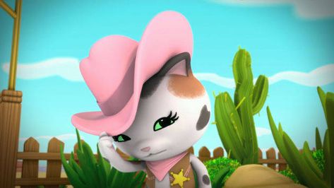 Cowgirl cat is a wild tale of canyon, Sheriff was good cartoon to the sing. Sheriff Callie's Wild West, Kangaroo Rat, Sheriff Callie, Elena Of Avalor, Palace Pets, Doc Mcstuffins, Lion Guard, Good Cartoons, Mickey Mouse Clubhouse