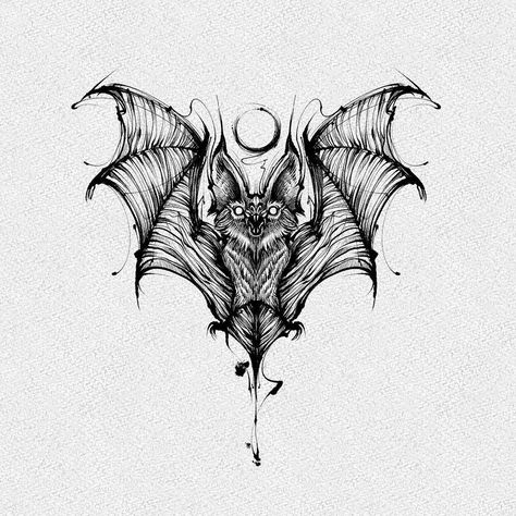 Bat Drawing Tattoo, Bat Drawing, Bats Tattoo Design, Satanic Tattoos, Wrist Tattoo Designs, Surreal Tattoo, Throat Tattoo, Grunge Tattoo, Bat Tattoo