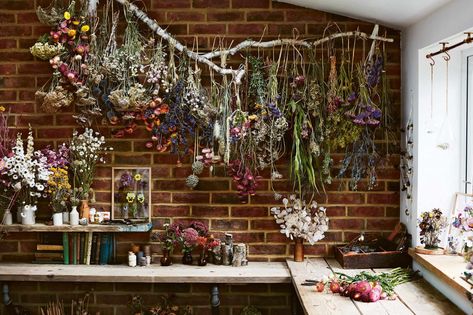 Flower Drying, Flowers Kitchen, Flower Room, Dry Flower, Dry Flowers, Flower Display, Spray Roses, Dried Flower Arrangements, Partridge