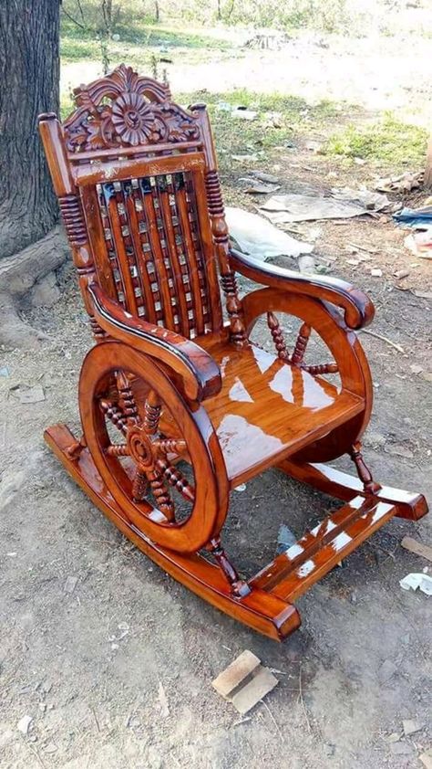 Wooden desk chairs