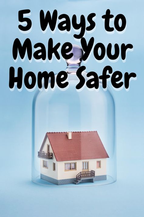 5 Ways to Make Your Home Safer #homeandliving #safety #homesecurity #stayhome House Safety Tips, House Protection, Home Maintenance Tips, Garage Projects, Safety Plan, Home Safety Tips, Slider Window, Window Bars, Backyard Activities