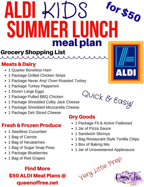 Check out a complete $50 meal plan to make over a week's worth of healthy ALDI summer lunches for your kids. Most require less than 20 minutes of prep! Great Lunch Ideas, Summer Lunches, Grilled Chicken Strips, Aldi Meal Plan, Grocery Shopping List, Meals Easy, Budget Meal Planning, Easy Bbq, Summer Meal Planning