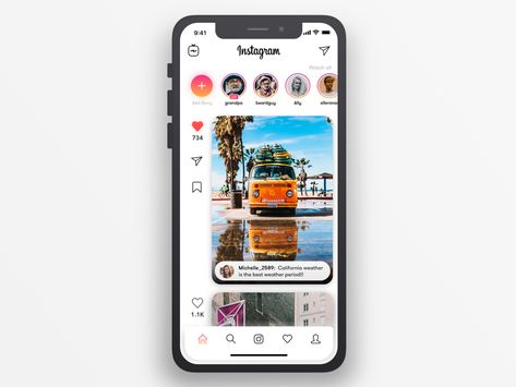 Instagram Redesign tabbar 2019 redesign whitespace card ui iphone x minimalism uiux sketch instagram Instagram Redesign App, Instagram Redesign, Moodboard App, Poster Design Kids, Social App Design, Ux Design Principles, App Design Layout, Android App Design, Ios App Design