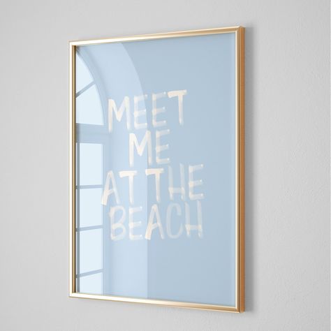 This Digital Prints item is sold by ChloePrintsCo. Ships from United States. Listed on Jun 9, 2024 Beachy Pics, Guest Check Print, Meet Me At The Beach, Coastal Room Decor, Beachy Room Decor, Blue Typography, Surf Room, Poster Beach, Surf Aesthetic