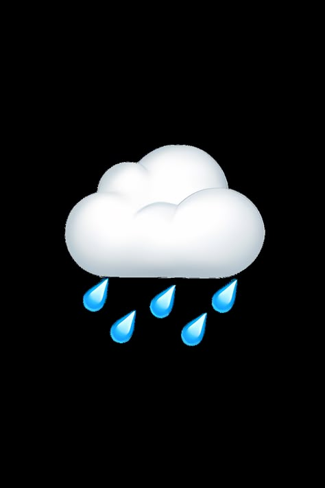 The emoji 🌧️ depicts a white cloud with blue raindrops falling from it. The cloud has a gray shadow underneath it, indicating that it is raining heavily. The raindrops are shown in different sizes and angles, giving the impression of a heavy downpour. The overall appearance of the emoji is that of a rainy day. Rain Emoji, Ice Emoji, Umbrella Emoji, Rain Png, Wave Emoji, Cloud Emoji, Cloud With Rain, Emoji Ip, Dialogue Images