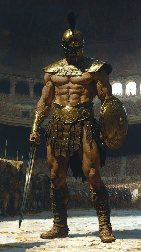 Roman Warrior Art, Spartan Soldier, Warrior Concept Art, Roman Warriors, Spartan Warrior, Hero Costumes, Armor Concept, Muscular Men, Super Hero Costumes