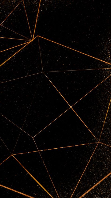 Copper icosahedron pattern on a black background | free image by rawpixel.com / sasi Black And Copper Aesthetic, Black And Copper Wallpaper, Black And Orange Background, Orange And Black Wallpaper, Orange Black Background, Orange And Black Background, Potential Wallpaper, Iphone Wallpaper Black, Copper Background