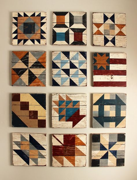 Wood Quilt, Painted Barn Quilts, Barn Signs, Barn Quilt Designs, Wooden Barn, Quilt Wall, Barn Art, Barn Quilt Patterns, Sampler Quilts