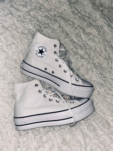 Chuck Taylor Platform, High Converse, Knee High Converse, Platform Converse, Taylor S, White Converse, Chuck Taylor Sneakers, Converse High Top Sneaker, Converse Chuck Taylor High Top Sneaker