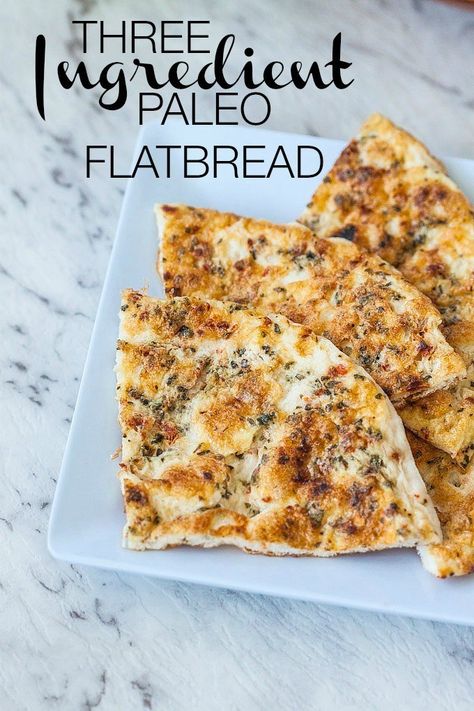 3 Ingredient Paleo Flatbread- A super simple, high protein and low carb 'flatbread' which is perfect for using as a sandwich wrap, pizza base or even as it is! #paleo #glutenfree #lowcarb #lowcalorie- thebigmansworld.com Paleo Flatbread, Wrap Pizza, Low Carb Flatbread, Glutenfri Baking, Sandwich Wrap, Pizza Base, Paleo Bread, Wine Pairings, Flatbread Recipes