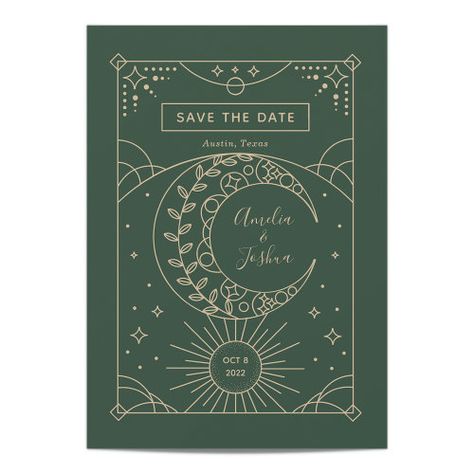 Stardust Wedding Photo Save The Date #zazzle #weddinginvitations #birthdayinvitations #babyshowerinvitations #zazzleinvitations #monogram #businesscards #graduation #homedecor Stars Line Art, Stardust Wedding, Art Deco Moon, Moon Sun And Stars, Art Deco Plant, Funny Save The Dates, Rustic Save The Dates, Moon Wedding, Floral Save The Dates