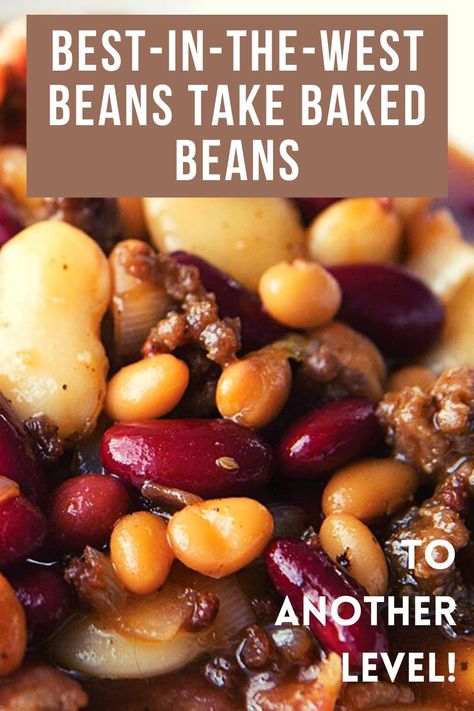 Southwest Baked Beans, Old Settlers Baked Beans, Amish Baked Beans, Multi Bean Baked Beans, 7 Bean Baked Beans, Mixed Baked Beans Recipe, Baked Beans From Canned Beans, Party Beans, Baked Beans Salad