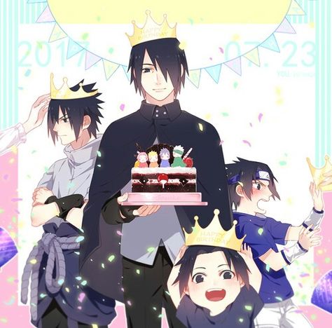 Sasuke Birthday, Sasuke Uchiha Shippuden, Sasuke Sakura Sarada, Sasuke And Itachi, Naruto Shippudden, Anime Demon Boy, Naruto Teams, Anime Ninja, Sasuke Sakura