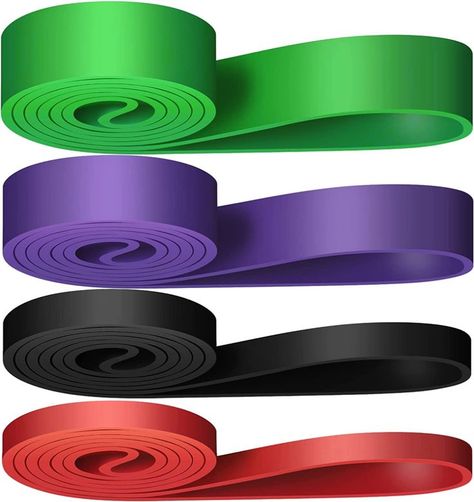 High Quality Material: Resistance bands made from 100% high-grade natural rubber to prevents bands snapping and provide longer durability. Bands Workout, Assisted Pull Ups, Workout Bands, Best Resistance Bands, Exercise Bands, Leg Training, Resistance Band Workout, Resistance Band Set, Workout Equipment