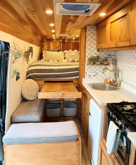 Why Are Vandwellers Choosing The Sprinter Camper Van? Sprinter Van Conversion, Kombi Home, Van Conversion Interior, Sprinter Camper, Van Life Diy, Campervan Interior, When You, Van Home, Van Living