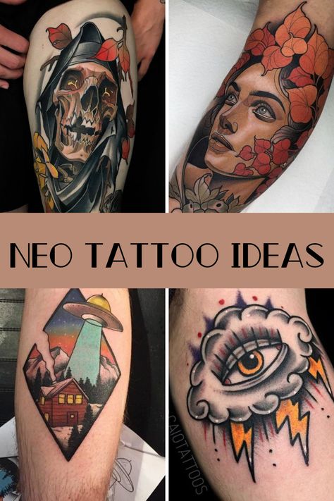 Have You Seen A Neo Traditional Tattoo Design? - TattooGlee Neo Traditional Tattoo Drawings, Neo Traditional Tattoo Men, Neo Traditional Tattoo Sleeve Men, New School Tattoo Designs For Men, Small Neo Traditional Tattoo, Neo Traditional Tattoo Sleeve, Neo Traditional Tattoo Design Sketches, Neo Traditional Design, Traditional Tattoo Torso