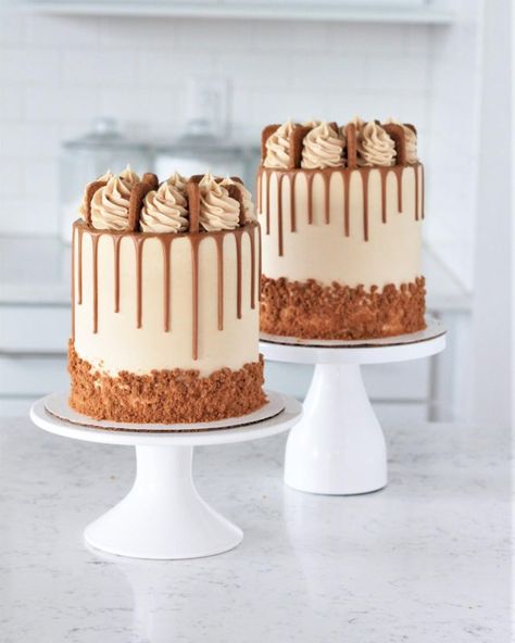 Mandy Merriman, Blondie Cake, Baking With Blondie, Whipped Peanut Butter, Biscoff Cake, Chocolate Candy Melts, Big Cakes, Caramel Cake, Classic Cake