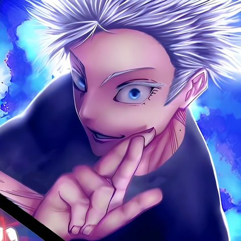 #sukuna #gojo #Jujutsukaisen Gojo Manga Icons Colored, Gojo Manga Color, Gojo Satoru Manga, Jjk Pfps, Alchemy Stars, Deat Note, Jujutsu Kaizen, Jjk Manga, Good Anime Series